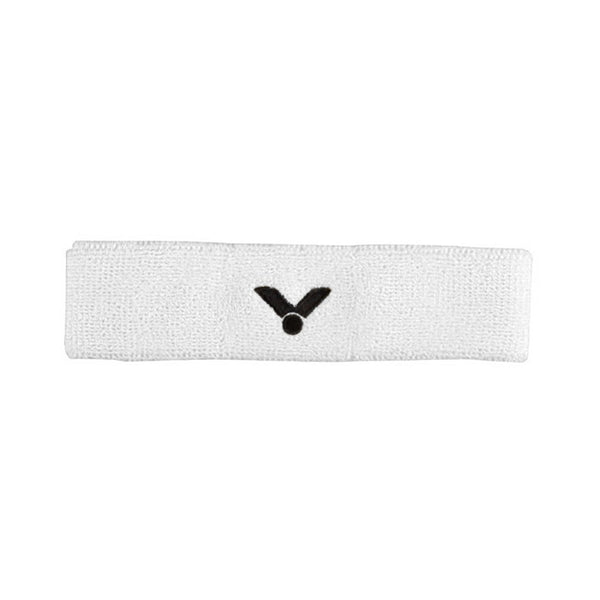 Bandeau Victor SP130 A Blanc - Absorbant, Lavable, Confortable pour Sports de Raquettes - DC.SPORTS