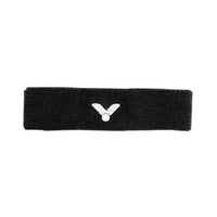 Bandeau Noir Victor SP130 C - Absorbant, Lavable, 90% Coton pour Sports de Raquettes - DC.SPORTS