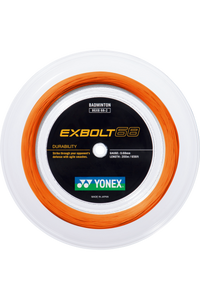 Bobine de cordage badminton Yonex Exbolt 68 – 200 m – Flash Orange 1