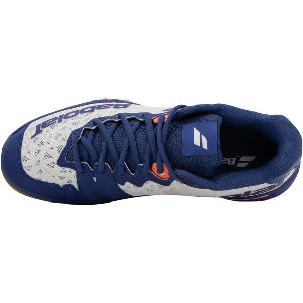 CHAUSSURES BABOLAT HOMME INDOOR SHADOW TOUR 4 BLANC/MARINE