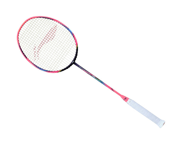 Raquette De Badminton Li-Ning Windstorm 74 Rose (Non Cordée)