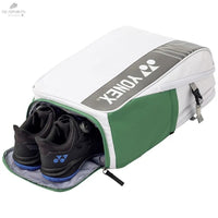 Sac À Dos Yonex Club Backpack 52512 Blanc & Vert – Rangement Pour 2 Raquettes & Confort Optimalsac badmintonYONEX