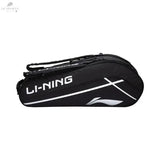 Sac Li-Ning DoubleThermo ABJT059-1 Noir Pour 6 Raquettes Avec Compartiment À Chaussuressac badmintonLI-NING