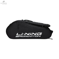 Sac Li-Ning DoubleThermo ABJT059-1 Noir Pour 6 Raquettes Avec Compartiment À Chaussuressac badmintonLI-NING