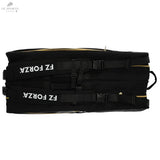Sac Racket FZ Forza Tour Line 12 Raquettes Noir & Doré avec Compartiment Isotherme et Poches Accessoiressac badmintonFZFORZA