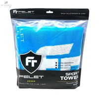 Serviette Felet Sport Blanche et Rouge 100% Coton - Towel 100 cm x 52.5 cmaccessoires badmintonFELET