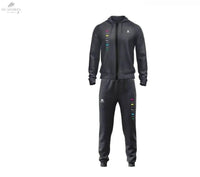 Sweat À Capuche Zippé Unisexe Felet Gris Foncé - Matériau Haut de Gamme, Poches Pratiques, Confort OptimalSweat badmintonFELET