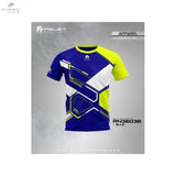 T-Shirt Unisexe Felet RN 3603 Bleu - Technologie Dry Fit, Léger et Respirant - Idéal Sport et LoisirsMaillot badmintonFELET