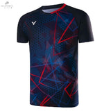 T-Shirt Victor Homme T-40001 TD C Noire - Polyester 100% Recyclé, Design VentiléMaillot badmintonVictor