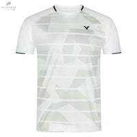 T-Shirt Victor T-33104 A Homme Blanc - Respirant, Ultraléger, 100% Polyester RecycléMaillot badmintonVictor