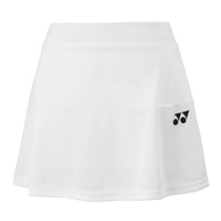 Jupe Yonex Femme Équipe YW0036EX Blanche - Tissu Doux, Shorty Intégré, Design Élégant - DC.SPORTS