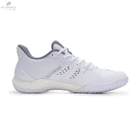 Chaussures Li - Ning Yun Ting Unisexe Blanche - Amorti Optimal, Stabilité Et Technologie Avancée - DC.SPORTS