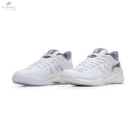 Chaussures Li - Ning Yun Ting Unisexe Blanche - Amorti Optimal, Stabilité Et Technologie Avancée - DC.SPORTS