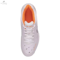 Chaussures Yonex Power Cushion 65 X3 Unisexe Blanches Orange - Confort et Stabilité Améliorés - DC.SPORTS