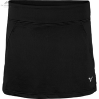 Jupe Femme Victor 4188 Noire Avec Shorty Intérieur, Élasthanne, Tailles 34 à 42 - DC.SPORTS
