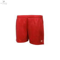Short FZFORZA Layla Femme Rouge - Léger, Respirant et Durable pour Badminton - DC.SPORTS