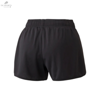Short Femme Yonex YW0004EX Tour Elite 25065 Noir - Respirant, Élastique, Poches Latérales - DC.SPORTS