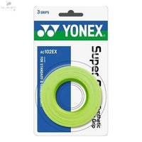 Surgrip YONEX AC102EX Vert - Adhérence Exceptionnelle, Résistant à l'Usure, Blister de 3 - DC.SPORTS