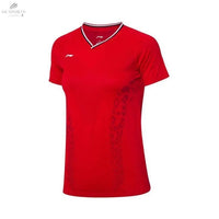 T-Shirt Li - Ning Femme AAYP098 - Maillot Équipe Chine Championnats du Monde 2019 - AT Dry - DC.SPORTS
