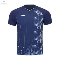 T-Shirt Li - Ning Homme Bleu AAYS239 - 3 - Technologie At Dry Base, Confort Optimal - DC.SPORTS