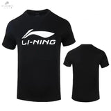 T-SHIRT LI-NING UNISEXE NOIR AHSR789 - DC.SPORTS