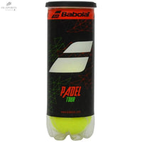 Babolat Padel Tour - Tube De 3 Balles Jaunes Pour Compétitions, Modèle Haut De Gammeballe badmintonbabolat