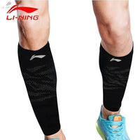 Manchon De Compression Long Pour Mollet Li-Ning Noir - Taille Unique En ChinlonManchon badmintonLI-NING