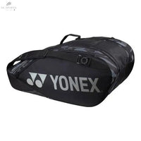 Sac À Raquette YONEX 92229 Pro Noir - 3 Compartiments + Compartiment À Chaussures, 78x38x33 cmsac badmintonYONEX