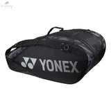 Sac À Raquette YONEX 92229 Pro Noir - 3 Compartiments + Compartiment À Chaussures, 78x38x33 cmsac badmintonYONEX
