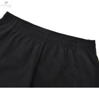 Short Femme Noir Li-Ning AKSP014 - Tissu 92% Polyester, 8% Élasthanne, Coupe Régulièreshort badmintonLI-NING