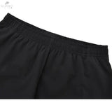 Short Femme Noir Li-Ning AKSP014 - Tissu 92% Polyester, 8% Élasthanne, Coupe Régulièreshort badmintonLI-NING