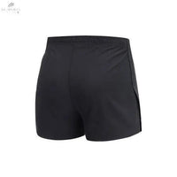 Short Femme Noir Li-Ning AKSP014 - Tissu 92% Polyester, 8% Élasthanne, Coupe Régulièreshort badmintonLI-NING