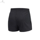 Short Femme Noir Li-Ning AKSP014 - Tissu 92% Polyester, 8% Élasthanne, Coupe Régulièreshort badmintonLI-NING