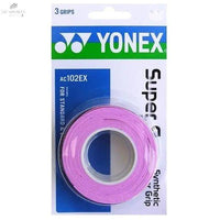 Surgrips YONEX AC102EX X3 Rose - Adhérence Exceptionnelle, Résistance à L'Usure, 100% Polyestersurgrip badmintonYONEX