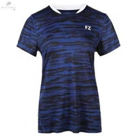 T-SHIRT Femme FZ Forza Malay Bleu en Polyester Élasthanne - Confort Optimal et Liberté de MouvementMaillot badmintonFZFORZA