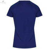 T-Shirt Victor Femme T-34100 B Bleu 100% Recyclé Ventilé Équipe 2023/24Maillot badmintonVictor