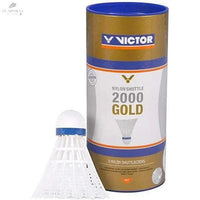 Volant Nylon Victor NS-2000, Jupe Blanche, Durée de Vie Longue, Frappes VivesVolants de Badminton badmintonVictor